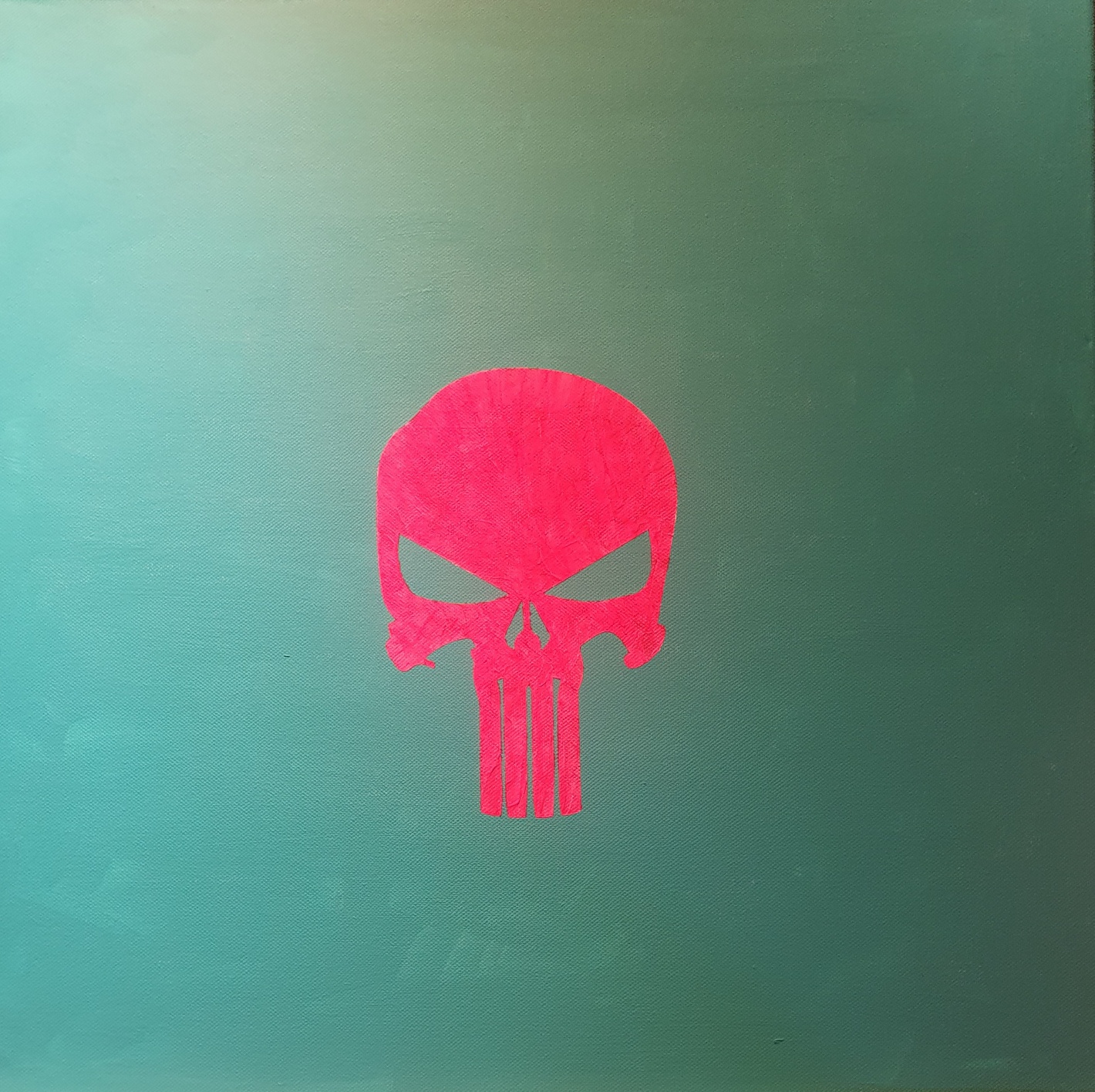 "Pink Punisher Akryl 50 x 50 cm